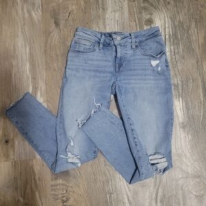 Lucky Brand distressed skinny jeans low rise lolita size 25